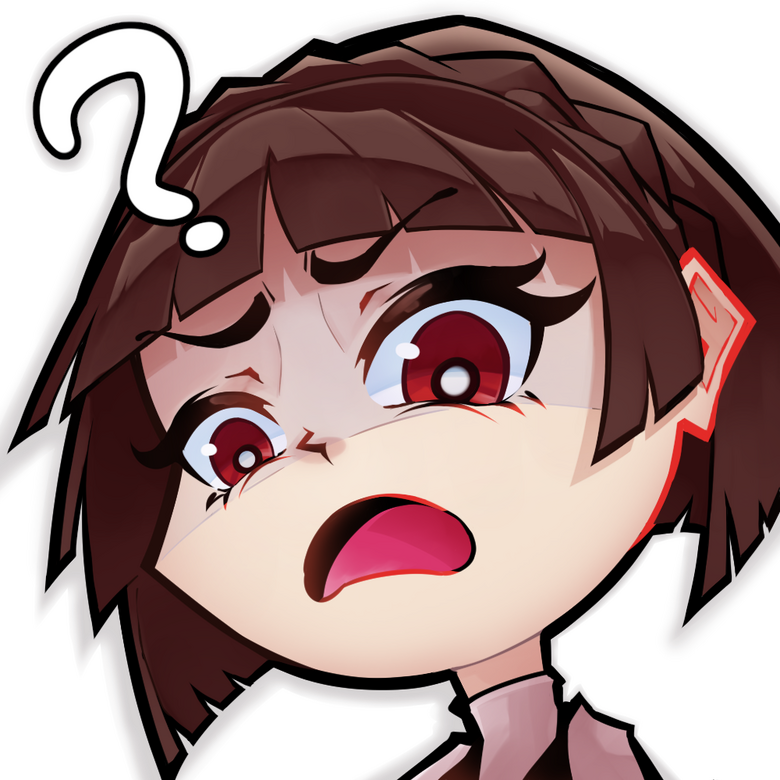 Makoto disgusted emote